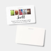 コーチパーソナライズされたー名バッジ バッジ (正面＆裏面)