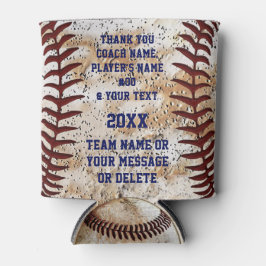 コーチパーソナライズされたー、選手のための野球 缶クーラー