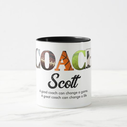 コーチパーソナライズされた名選手 マグカップ (中央)