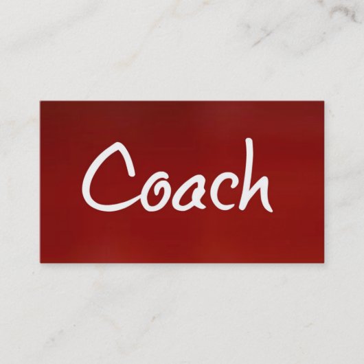 コーチビジネスカード 名刺 (正面)