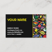 コーチピックボール折曲模様 名刺 (裏面)