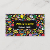 コーチピックボール折曲模様 名刺 (正面)