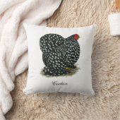 コーチンが斑を入れた鶏 クッション (ブランケット)