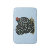 コーチンが斑を入れた鶏 バスマット (正面縦)