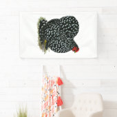 コーチンが斑を入れた鶏 横断幕 (インサイチュ)