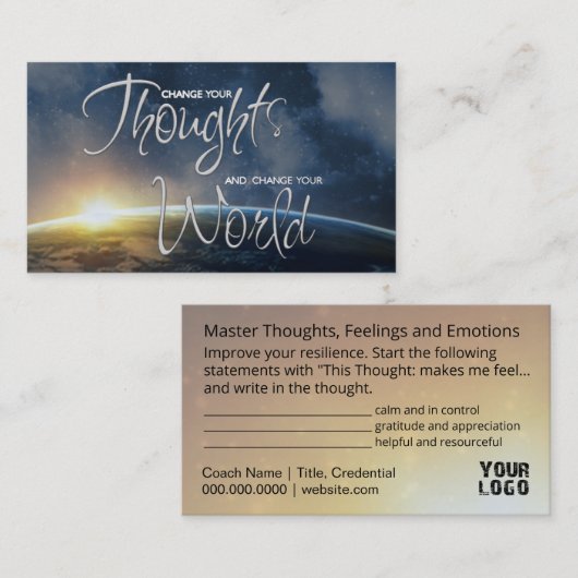 コーチングカード 名刺 (正面/裏面)