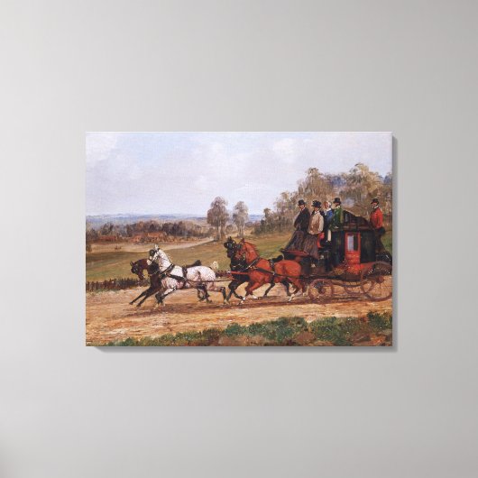 コーチングシーン キャンバスプリント (正面)