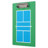 コーチングレッスン用のPickleballコートクリップボード クリップボード (左)