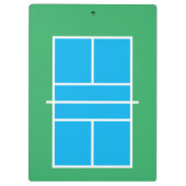 コーチングレッスン用のPickleballコートクリップボード クリップボード (裏面)