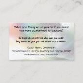 コーチング名刺 名刺 (裏面)