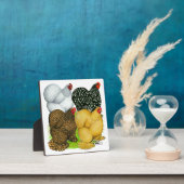 コーチンヘンズ4頭 フォトプラーク (インサイチュ)