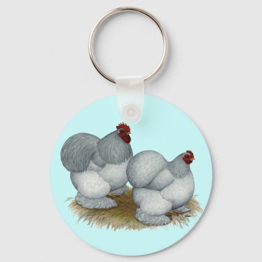 コーチン:セルフブルー キーホルダー (正面)