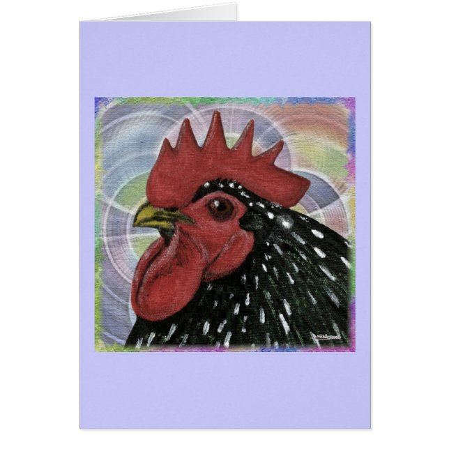 コーチン：装飾的な鶏の頭 (正面)