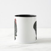 コーチン: 黒いモトル マグカップ (中央)