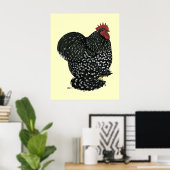 コーチン：黒い毛根 ポスター (ホームオフィス)