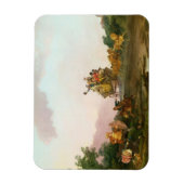 コーチ上のレベラー， c.1785-90 (キャンバス上の油) マグネット (縦)