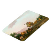 コーチ上のレベラー， c.1785-90 (キャンバス上の油) マグネット (左側)