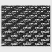 コーチ付きサッカーボール ラッピングペーパー (フラット)