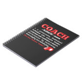 コーチ定義おもしろいなチームコーチ ノートブック (左側)