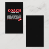 コーチ定義おもしろいなチームコーチ 名刺 (正面/裏面)