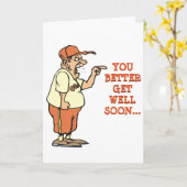 コーチ怒がすぐに良くなる カード (黄色い花)