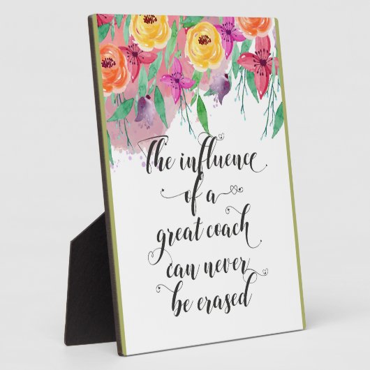 コーチ感謝していギフトコーチ感謝ギフト フォトプラーク (側面)