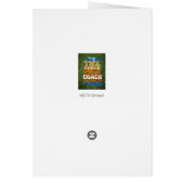 コーチ感謝していスポーツグリーンターフカラフルチームおもしろい (裏面)