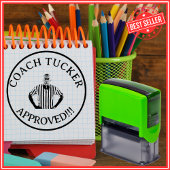 コーチ承認先生カスタム写真 セルフインキングスタンプ