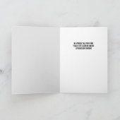 コーチ明感謝しているいネオンイエローおもしろいスポーツ カード (内部)