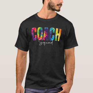 コーチ班絞り染め感謝の日こんにちは戻る Tシャツ