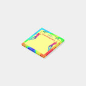 コーチ用明るいエネルギッシュテーマ ポストイット (アングル)