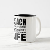 コーチ素晴らしは人生を変えることができる ツートーンマグカップ (正面右)