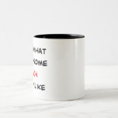 コーチ素晴らし。 ツートーンマグカップ (中央)