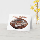 コーチ誕生日グランジ大型サッカースポーツファン カード (黄色い花)