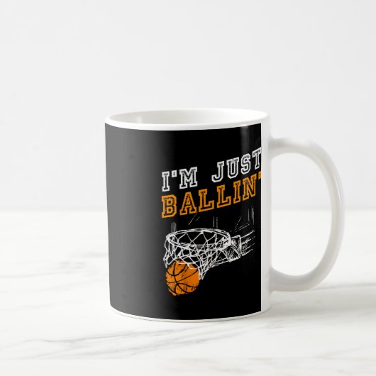 コーチ選手のためのバスケットボールギフト男の子の女の子Men Yo コーヒーマグカップ (右)