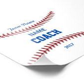 コーチ野球スポーツ フォトプリント            (角)