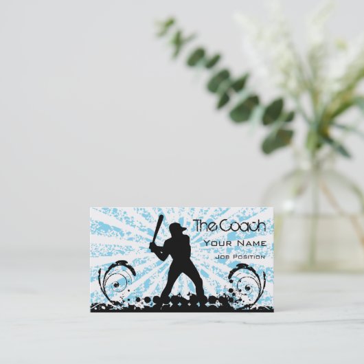 コーチ野球名刺 名刺 (スタンド正面)