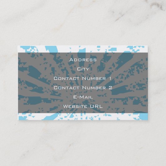 コーチ野球名刺 名刺 (裏面)