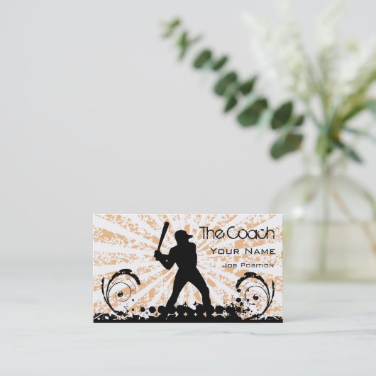コーチ野球名刺 名刺 (スタンド正面)