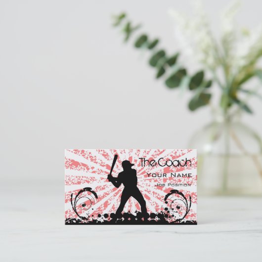 コーチ野球名刺 名刺 (スタンド正面)