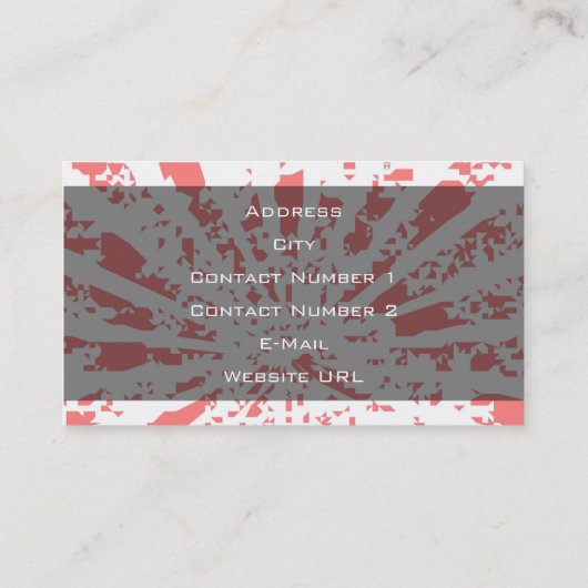 コーチ野球名刺 名刺 (裏面)