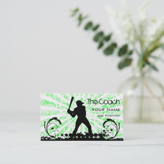 コーチ野球名刺 名刺 (スタンド正面)