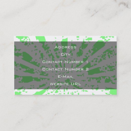 コーチ野球名刺 名刺 (裏面)