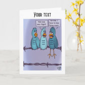 コーチ飛んでいるグリーティングカード カード (黄色い花)