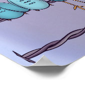 コーチ飛んでいるー ポスター (角)