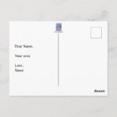 コーチ飛んでいるー ポストカード (裏面)