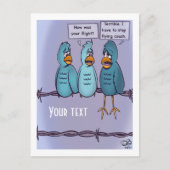 コーチ飛んでいるー ポストカード (正面)