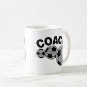 コーチ3サッカーボール コーヒーマグカップ (正面右)