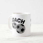 コーチ3サッカーボール コーヒーマグカップ (正面左)