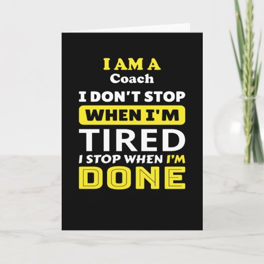 コーチ カード (正面)